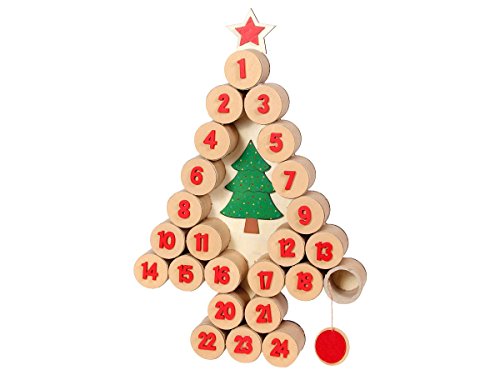 Calendrier de l'Avent en forme de sapin de Noël...