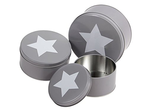 Set de 3 Boîtes à gâteaux biscuits de Noël rond...