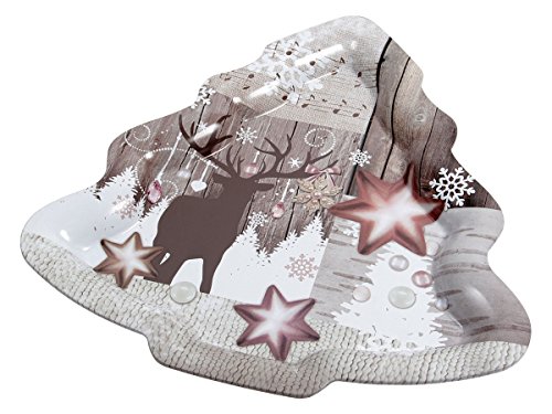 Plat en forme de sapin de noel amusant, pratiqu...