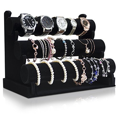 VENKON - 3 Étages Porte Bijoux pour Rangement &...