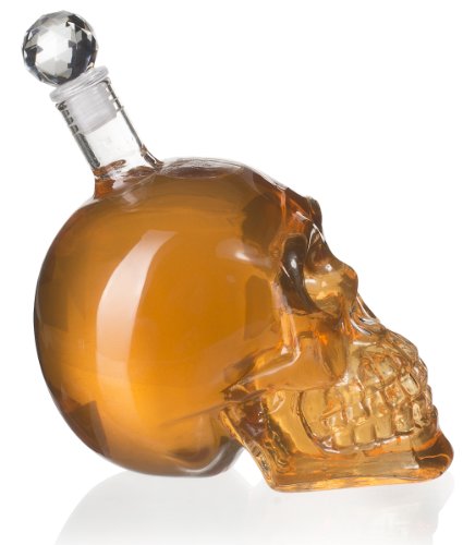 VENKON - Carafe en Verre en Forme d'un Crâne de...