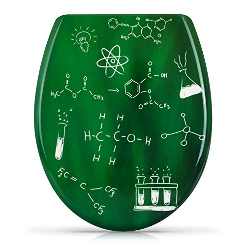 VENKON - Siège de Toilette avec Couvercle en Du...