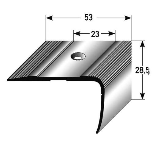Nez de marche / Cornière pour escaliers (28,5 m...