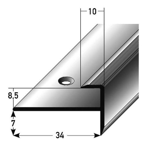 Profilé de bordure / Seuil d'arrêt avec le nez ...