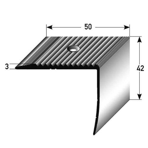 Auer Profilé pour nez de marche en aluminium an...