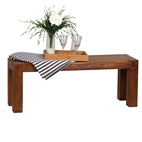 Sesham massif salle à manger banc 120 x 35 cm, ...