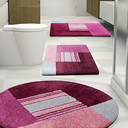 casa pura Tapis de bain Lara certifié Oeko-Tex 100 et lavable | poil très doux | plusieurs tailles au choix - 50x80cm code EAN 4250953755243 