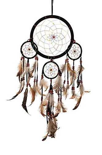 Dream Catcher Attrape-rêves Ø 22 cm en noir env...