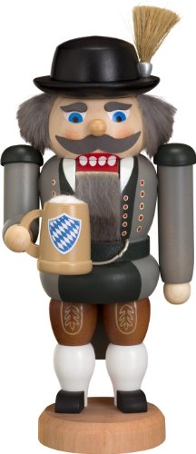 SeifVK Casse-Noisette chiffre de Noël Avent petits Nutcracker Bayer Erzgebirge bois couleur art artisanal en bois de 20 cm 4251006156109 (4251006156109)