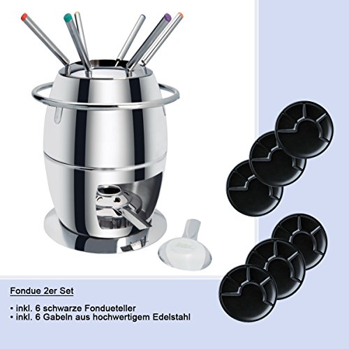 Spring en acier inoxydable avec 6 assiettes à f...