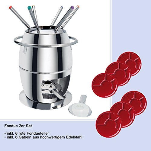 Spring en acier inoxydable avec 6 assiettes à f...