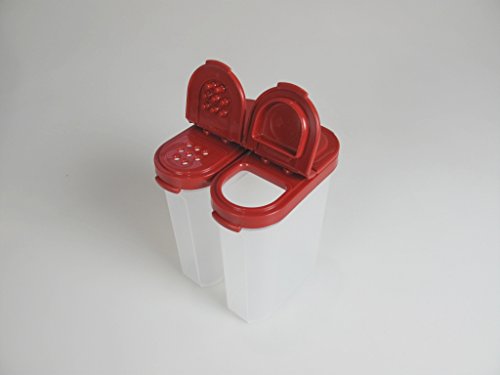Tupperware Grande modulaires à épices réservoir à épices épices 270 ml rouge foncé (2) 11386 code EAN 4251020891345 