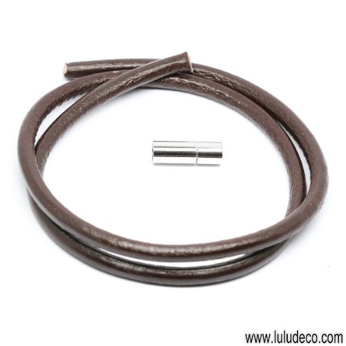 Bracelet en Cuir Bracelet Set avec fermeture 00...