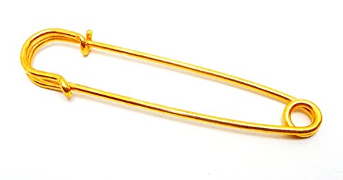 Kiltnadeln/épingles de sûreté doré/76 mm-lot de...