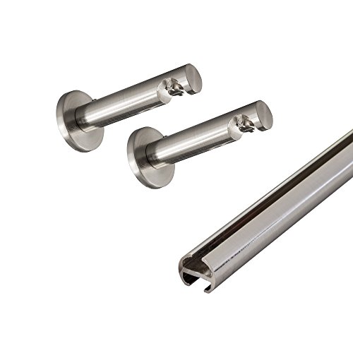 2 in 1 - tringle à rideaux / rail à rideaux 1-g...