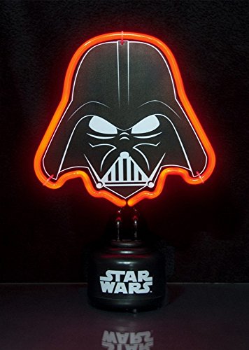 - lampe fluo - dark vador - logo - 24 cm