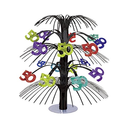 NET TOYS Décoration de Table Cascade Féte Anniversaire 50 ans Déco de Table Birthday Décor Birthday Party Thème Soirée 50 code EAN 4251049924192 