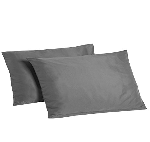 optidream 2 Pièces en microfibre taies d'oreiller taie d'oreiller, Microfibre, graphite, 40 cm x 80 cm code EAN 4251051407157 