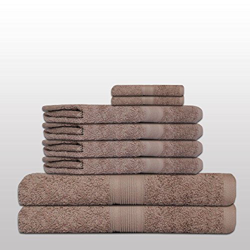 Jeu de 8 serviettes classique -Qualité 500 g / ...