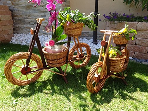 Vélo bike 90 cm xXL en rotin résistant aux inte...