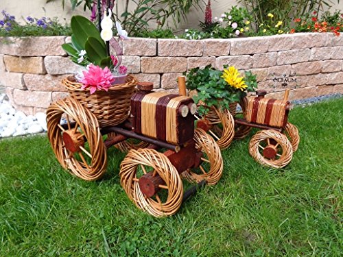 2 Unités traktor 45 xL 60 cm en rotin résistant...