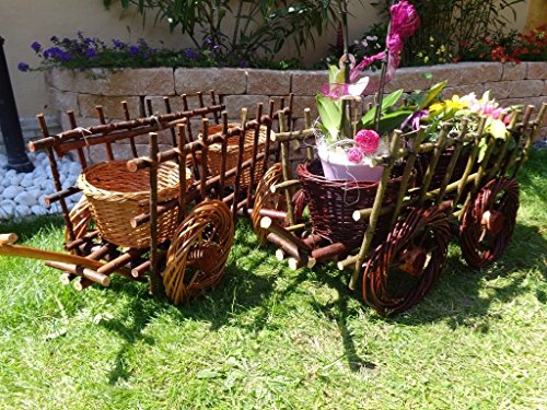 2 x Grand panier de pendantes Charrette, 2 x Ma...