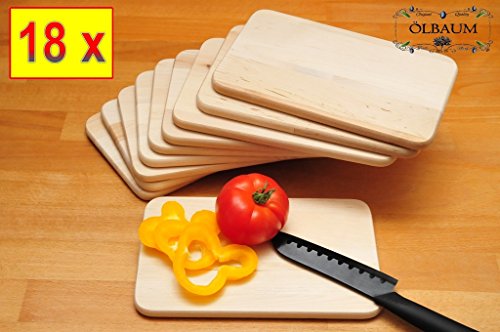 18 x Frühstücks- & planche, bords arrondis, qua...