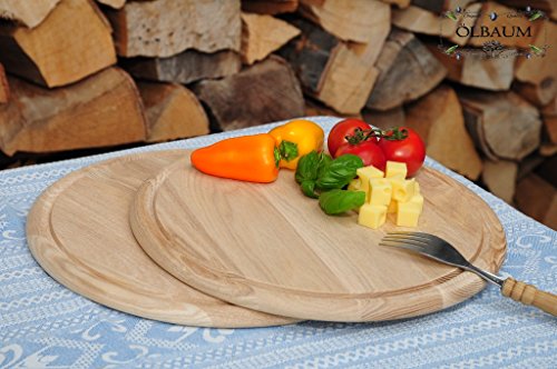 2 x Pizzabrett, tartes flambées plateau-rond-bo...