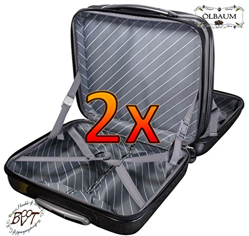 Set de 2 pièces. En Cuir Valise de pilote annon...