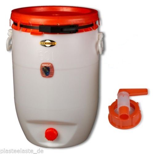 Fût de fermentation Speidel 60 L rond + 1 robin...