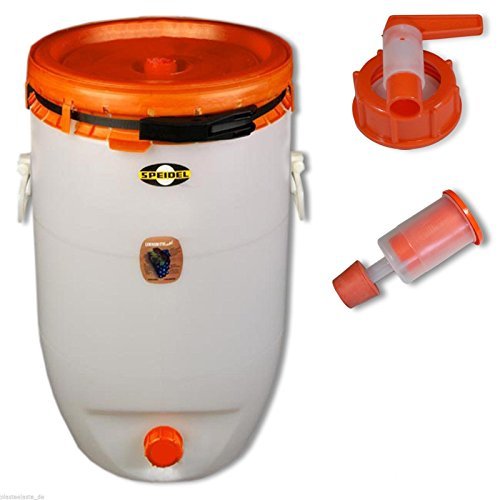Speidel Fûts à boisson SPEIDEL 120 L rond, fermenteur + 1 airlock + 1 robinet (22150+22137+139) code EAN 4251079741981 