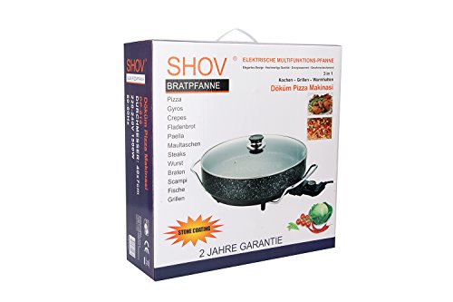 Multi Poêle électrique pour pizza et grillades ...