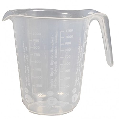 Verre doseur de 1000 ml - en plastique - verre ...