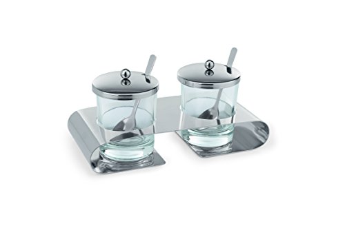 Parmesan/Confiture Menage en acier chromé NICKE...