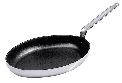 Poêle à poisson anti-adhésive en aluminium avec...