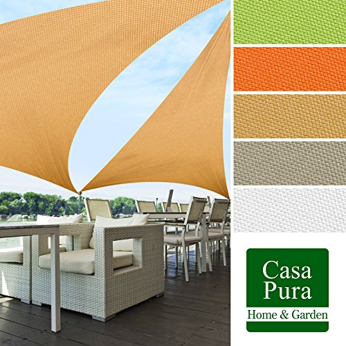 Voile d'ombrage casa pura® triangulaire en colo...