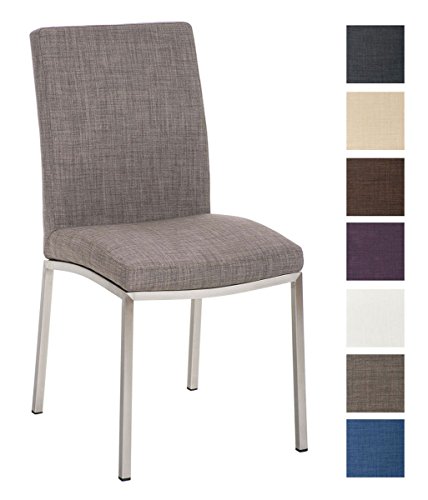 Chaise de salle à manger grenoble en acier, rev...