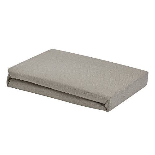 [Neu.Haus]® [neu.haus]® Jersey- Drap de lit 180-200 x 200cm sable 100% coton drap-housse code EAN 4251155581883 