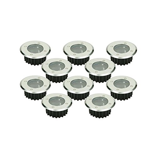 10 x LED lampe solaire de jardin bodenspot bode...