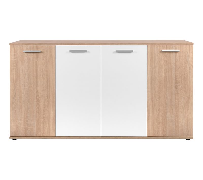  Buffet 4 portes TOLEDO décor chêne sonoma/blanc code EAN 4251182713394 