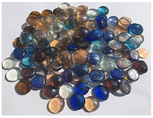 Mélange cabochon en verre Nuggets 2 cm 500 g bo...