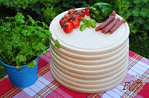 Planche bois de hêtre épais, env. 15 mm de haut...