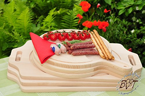 Planche en bois avec deux poignées latérales 3 ...