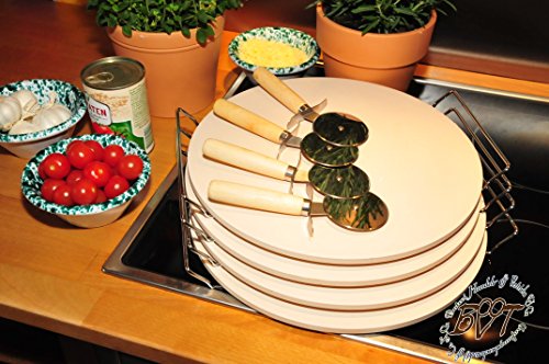 4 Pcs. massif environ 2 kg Pierre à pizza, pier...