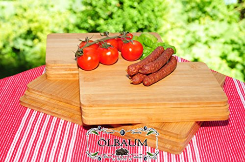 Planche en bois de bambou naturel 15 x, env. 8 ...