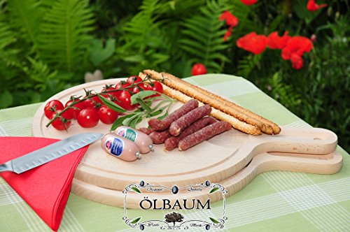 2 x Lot de 2 Planche à découper XXL 40 cm Hêtre...