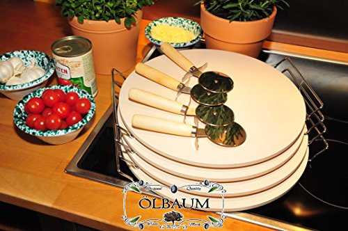 4 Pcs. massif environ 2 kg Pierre à pizza, pier...