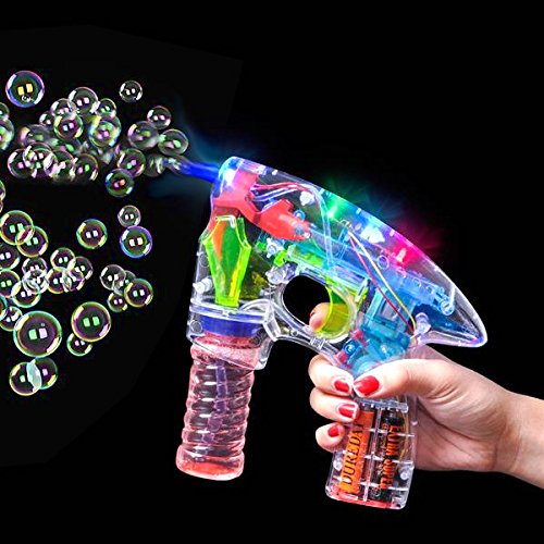 German Trendseller® - LED pistolet à bulles de ...