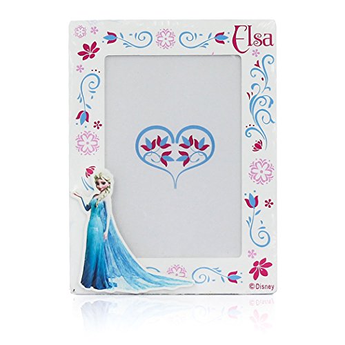 ShirtWorld shirtworld - La Reine des Neiges Anna & Elsa - Bois Cadre 18,5 x 14 cm, Bois, Motiv 1 Elsa, taille unique code EAN 4251326506387 