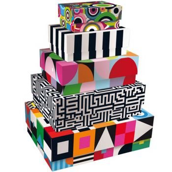 - 5 boîtes de rangement 4260026936110 Remember